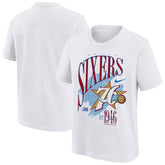 Nike - Philadelphia 76ers Youth Hardwood Classics Champs Max90 T-Shirt - White