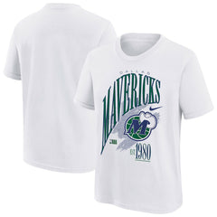 Nike - Dallas Mavericks Youth Hardwood Classics Champs Max90 T-Shirt - White