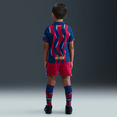 Nike Barcelona Preschool 2025/26 Fourth Stadium Kit Set - Blue/Red