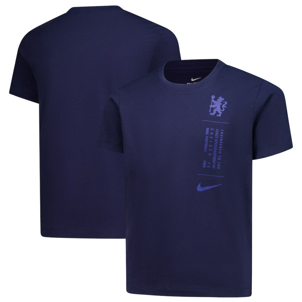Nike Chelsea Youth T-Shirts - Navy