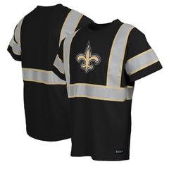 New Orleans Saints Safety Heavyweight T-Shirt Black - NFL