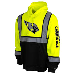 Arizona Cardinals High-Visibility Safety Hooded Sweatshirt Yellow - NFL