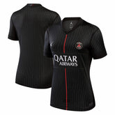 Jordan Paris Saint-Germain Jordan Brand Women's 2025/26 Fourth Replica Jerseys - Black