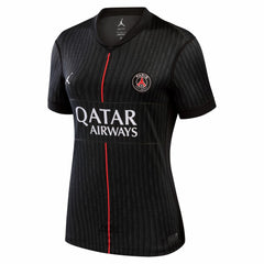 Jordan Paris Saint-Germain Jordan Brand Women's 2025/26 Fourth Replica Jerseys - Black