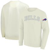 Buffalo Bills Profile Big & Tall Fleece Sweatshirt Cream - NFL