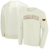 Washington Commanders Profile Big & Tall Fleece Sweatshirt Cream - NFL