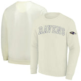Baltimore Ravens Profile Big & Tall Fleece Sweatshirt Cream - NFL