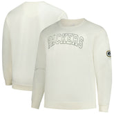 Green Bay Packers Profile Big & Tall Fleece Sweatshirt Cream - NFL
