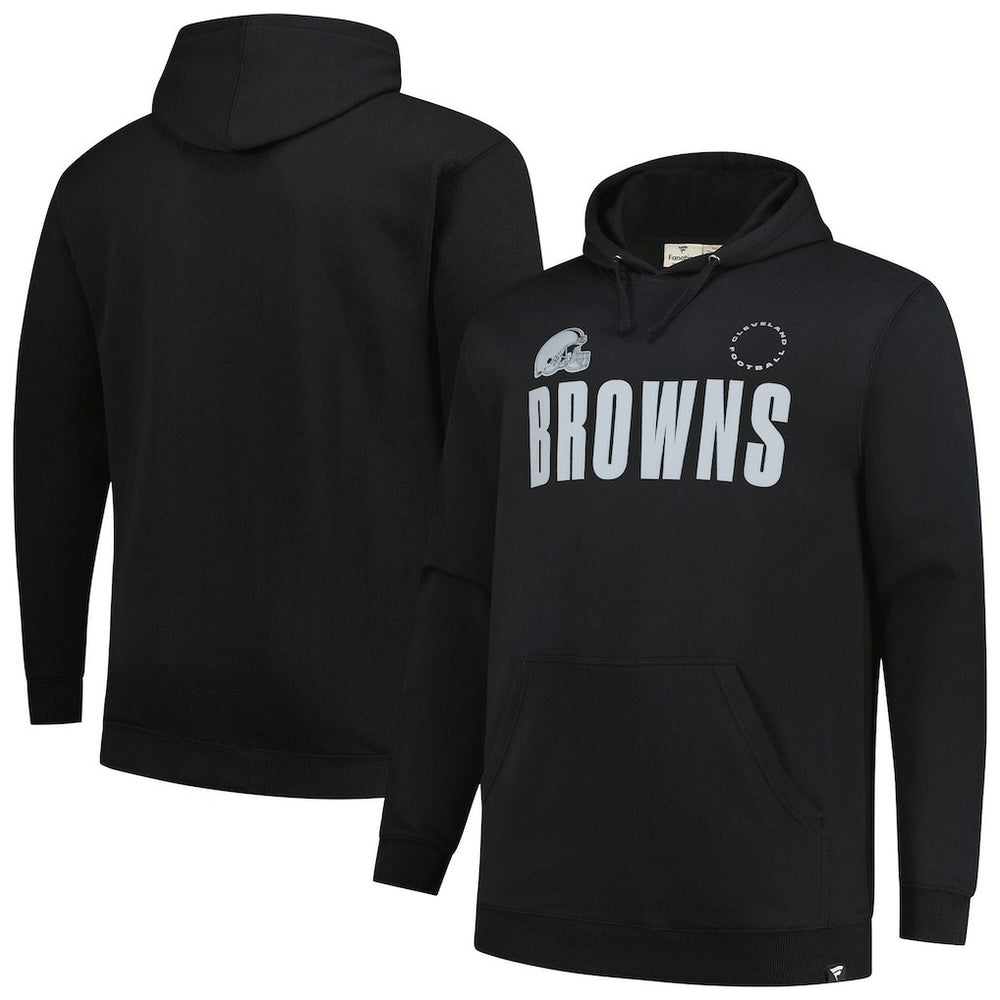Cleveland Browns Big & Tall Chip Shot Hoodie Black - Fanatics