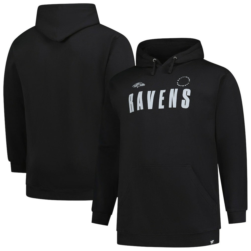 Baltimore Ravens Big & Tall Chip Shot Hoodie Black - Fanatics