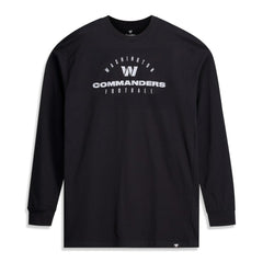Washington Commanders Big & Tall Coverage Scheme Long Sleeve T-Shirt Black - Fanatics
