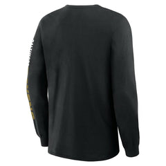 Baltimore Ravens Big & Tall Clock Management Legacy Long Sleeve T-Shirt Black - Fanatics