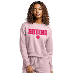 Boston Bruins Concepts Sport Women's Tonal Pullover Sweatshirt Pink