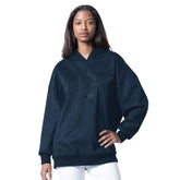 Dallas Cowboys G-III 4Her by Carl Banks Women's Best Hitter Oversized Tunic Pullover Hoodie Navy - NFL
