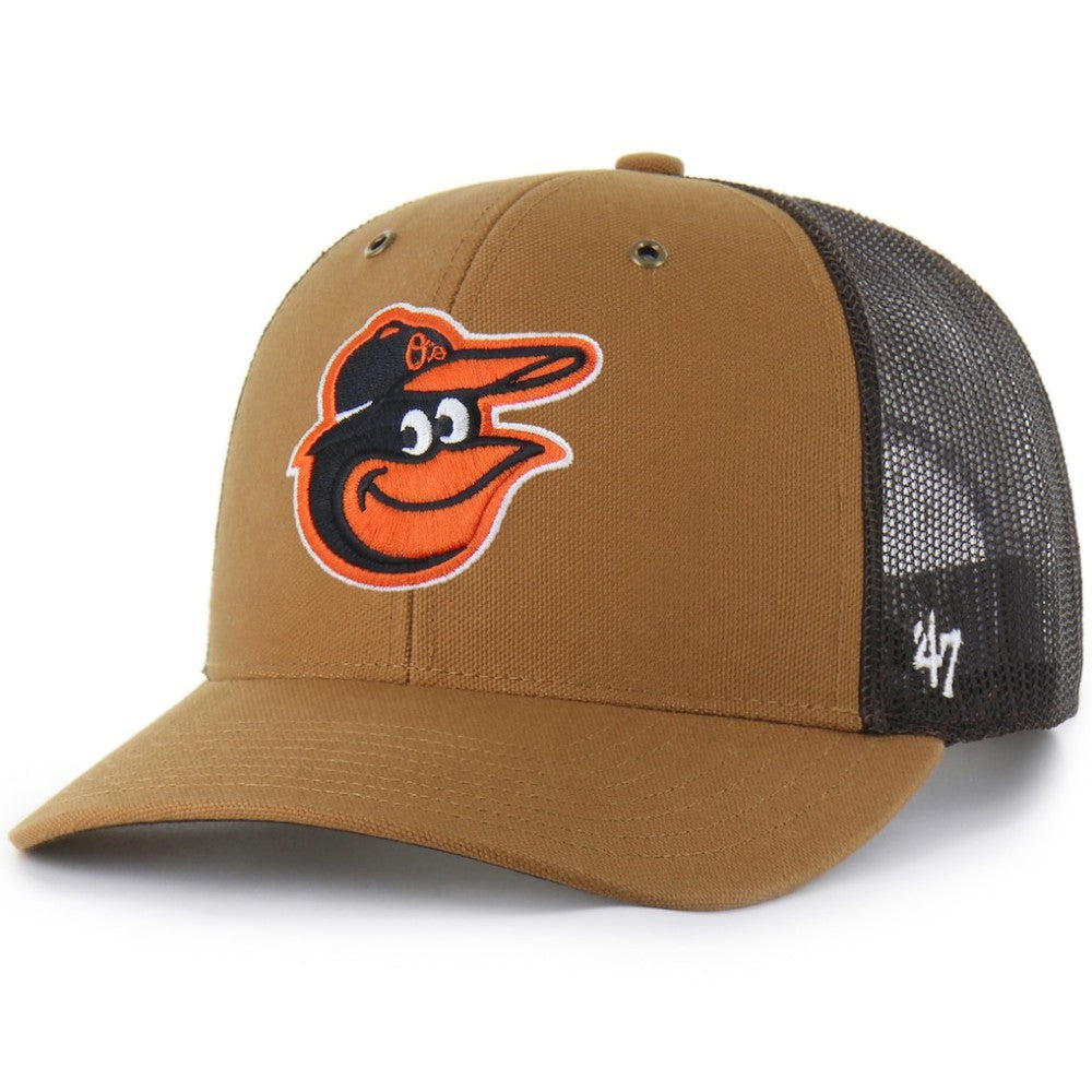 Baltimore Orioles Carhartt x '47 Trucker Adjustable Hat Sale