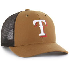 Texas Rangers Carhartt x '47 Trucker Adjustable Hat for sale