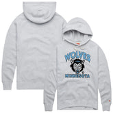 NBA - Minnesota Timberwolves Homage Unisex Hometown Edition Tri-Blend Raglan Pullover Hoodie - Ash