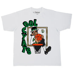NBA - Boston Celtics Stadium Essentials NBA x Staycool Mascot Oversized T-Shirt - White