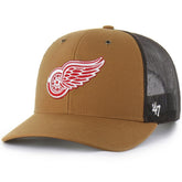 Detroit Red Wings - Carhartt x '47 Trucker Adjustable Hat Brown