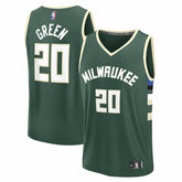 Fanatics - A.J. Green Milwaukee Bucks Fast Break Replica Player Jersey - Icon Edition - Hunter Green