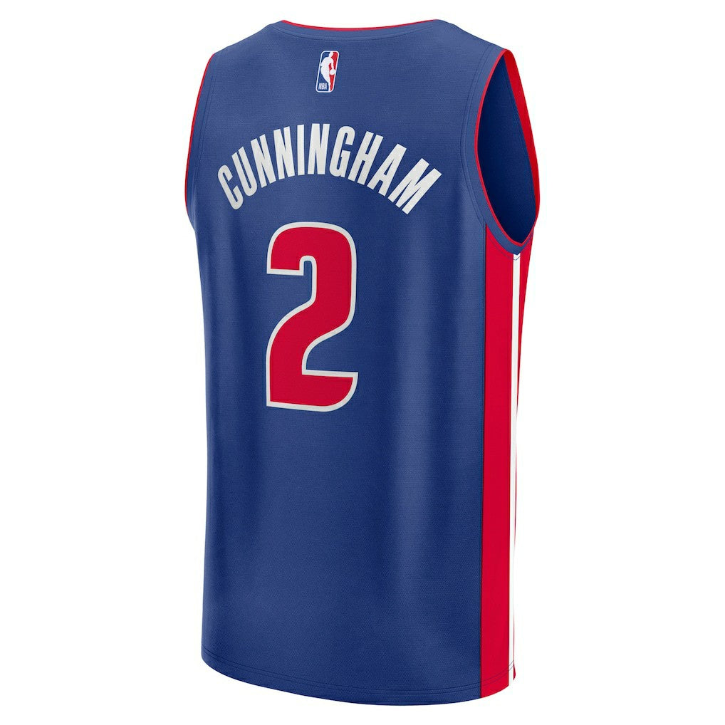 Cade Cunningham Detroit Pistons Fast Break Replica Player Jersey sale - Icon Editi- Blue | NBA Jerseys