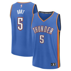 Fanatics - Luguentz Dort Oklahoma City Thunder Fast Break Replica Player Jersey - Icon Edition - Blue