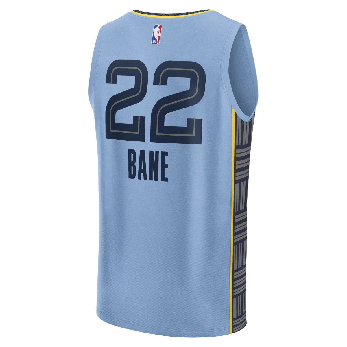 Desmond Bane Memphis Grizzlies Fast Break Replica Player Jersey - Statement Edition - Light Blue | NBA Jerseys