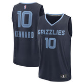 Fanatics - Luke Kennard Memphis Grizzlies Fast Break Replica Player Jersey - Icon Edition - Navy