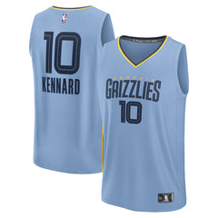 Fanatics - Luke Kennard Memphis Grizzlies Fast Break Replica Player Jersey - Statement Edition - Light Blue