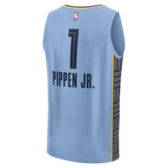Fanatics - Scotty Pippen Jr. Memphis Grizzlies Fast Break Replica Player Jersey - Statement Edition - Light Blue