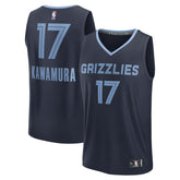 Fanatics - Yuki Kawamura Memphis Grizzlies Fast Break Replica Player Jersey - Icon Edition - Navy