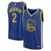 Fanatics - Brandin Podziemski Golden State Warriors Fast Break Replica Player Jersey - Icon Editi- Royal