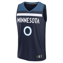 Fanatics - Donte DiVincenzo Minnesota Timberwolves Fast Break Replica Player Jersey - Icon Edition - Navy