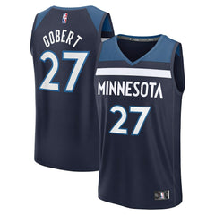 Fanatics - Rudy Gobert Minnesota Timberwolves Fast Break Replica Player Jersey - Icon Edition - Navy