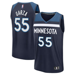 Fanatics - Luka Garza Minnesota Timberwolves Fast Break Replica Player Jersey - Icon Edition - Navy