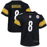 Aaron Rodgers Pittsburgh Steelers Youth Game Jersey Black - Nike