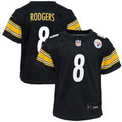 Aaron Rodgers Pittsburgh Steelers Youth Game Jersey Black - Nike