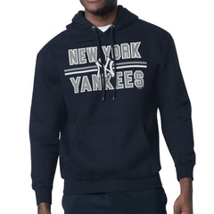 New York Yankees Starter Team Mesh Print Graphic Pullover Hoodie On Sale