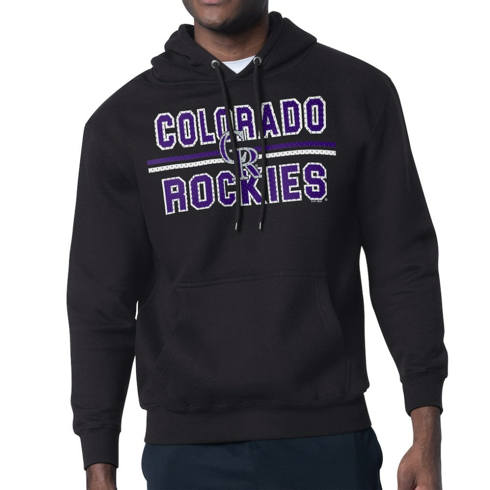 Colorado Rockies Starter Team Mesh Print Graphic Pullover Hoodie On Sale