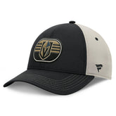 Vegas Golden Knights Fanatics 2025 Stanley Cup Playoffs Locker Room Trucker Adjustable Hat Black/Gray