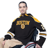 Boston Bruins G-III Sports by Carl Banks Adaptive Wear Lord Stanley Hooded Long Sleeve Sweatshirt Black