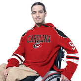 Carolina Hurricanes - G-III Sports by Carl Banks Adaptive Wear Lord Stanley Hooded Long Sleeve Sweatshirt Red