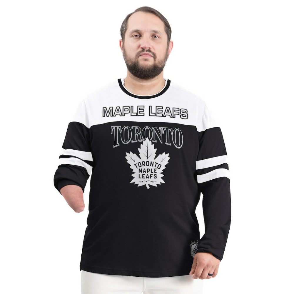 Toronto Maple Leafs - G-III Sports by Carl Banks Adaptive Wear Outlast Durene Long-Sleeve T-Shirt Black
