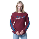 Colorado Avalanche - G-III 4Her by Carl Banks Women's Advantage Thermal Long-Sleeve Tri-Blend T-Shirt Burgundy