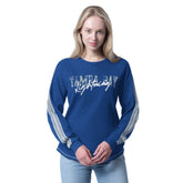 Tampa Bay Lightning - G-III 4Her by Carl Banks Women's Advantage Thermal Long-Sleeve Tri-Blend T-Shirt Blue