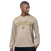 New Jersey Devils - Starter Field Long Sleeve T-Shirt Tan