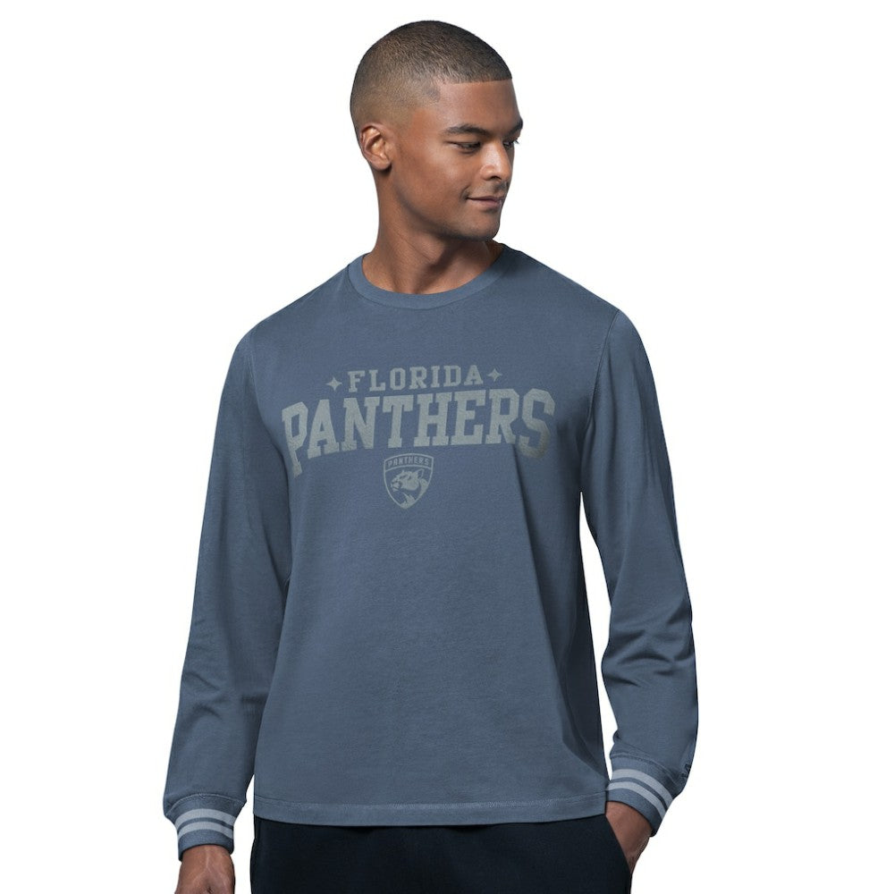 Florida Panthers - Starter Field Long Sleeve T-Shirt Blue