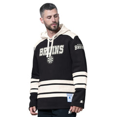 Boston Bruins Starter Slapshot Fashion Hoodie Black