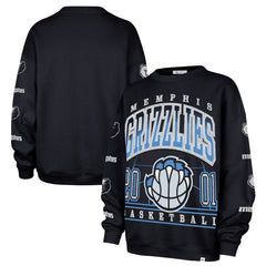 47 brand - Memphis Grizzlies '47 Women's 2025/26 City Edition Go Big Oversized Sweatshirt - Navy