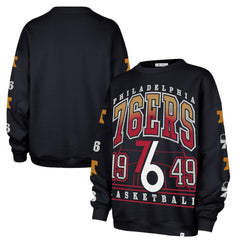 47 brand - Philadelphia 76ers '47 Women's 2025/26 City Edition Go Big Oversized Sweatshirt - Navy